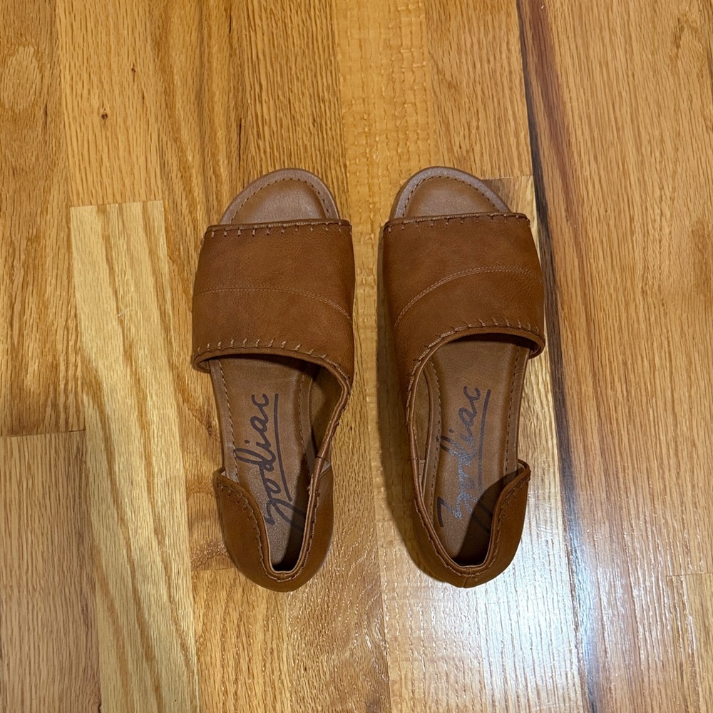 Brown Open-Toe Sandals